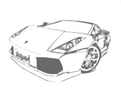  3D   Lamborghini Gallardo