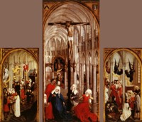 Фреска “Семь таинств“. Триптих. 1460 год