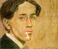 Джино Северини (Автопортрет, 1908 г.)
