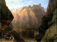 Дарьяльское ущелье (И.К. Айвазовский, 1855 г.) 
