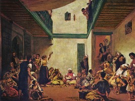 Картина Эжена Делакруа - Еврейская свадьба в Марокко